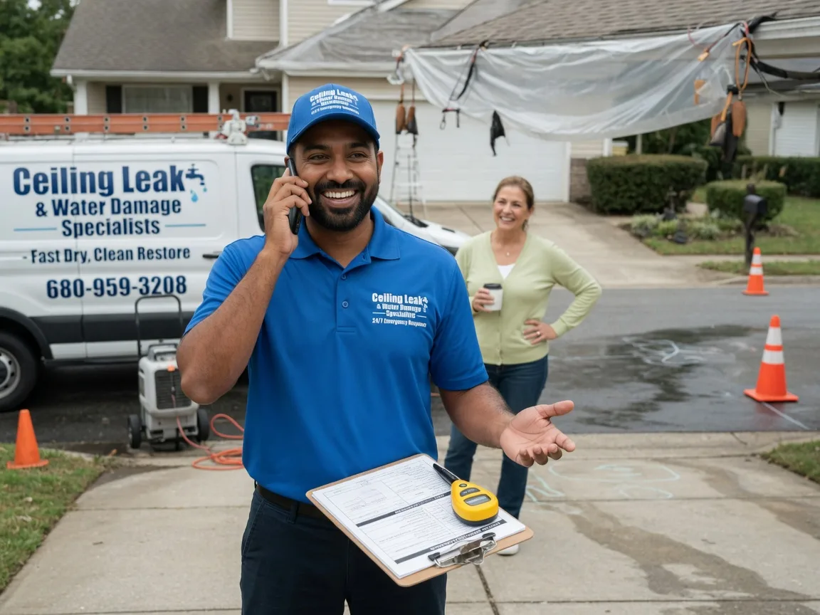 Ceiling Leak Cleanup East Bank, WV FAQs